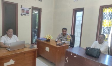 Bhabinkamtibmas-Polsek-Kupang-Barat-Imbau-Warga-Cegah-Karhutla