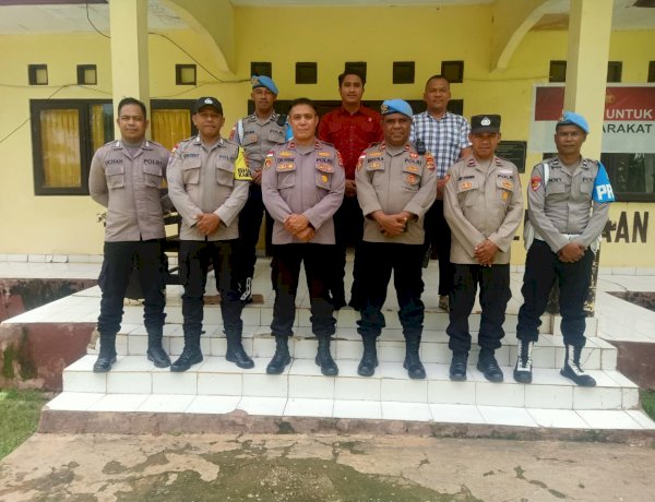 Propam Polres Kupang Gelar Sosialisasi Laporan Pengaduan Cepat di Polsek Amabi Oefeto Timur
