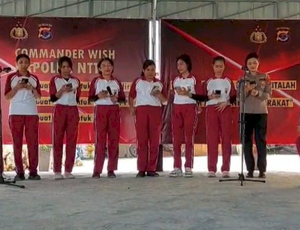 Nikmati Jumat Berkah, Personil Polres Kupang Gelar Olahraga dan Karaoke Bersama di Arena Ekowisata Tantya Sudirajati