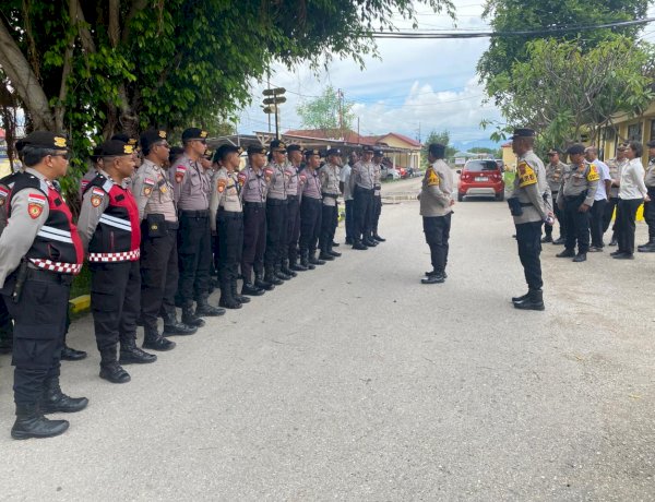 Polres Kupang Kerahkan 107 Personel Regu Patroli, Siaga Mako dan Dalmas Perkuat Pengamanan Nataru