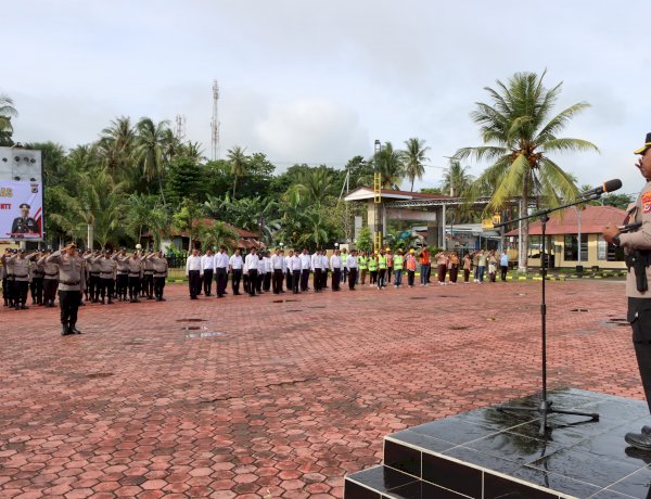 Pimpin apel Siaga Bersama, Kapolres Kupang: Apel Siaga Bukan Sekadar Seremonial, Wujud Penegasan Komitmen kita untuk hadir ditengah Masyarakat  sebagai Pelindung Pengayom dan Pelayan serta Sebagai Penegak Hukum