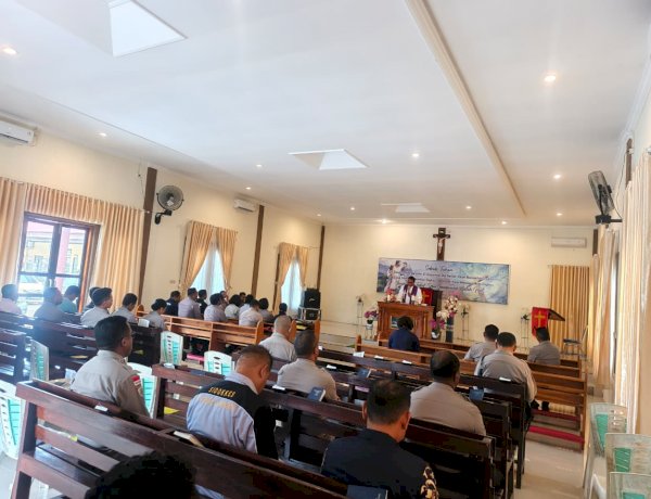 Polres Kupang Gelar Binrohtal Pekan Pertama Maret 2026, Angkat Tema “Polisi yang Peduli terhadap Sesama”