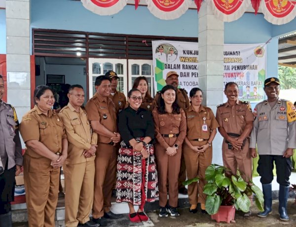 Polsek Amarasi Amankan Kunjungan Kerja Wakil Bupati Kupang di Desa Toobaun, Fokus Percepatan Penurunan Stunting