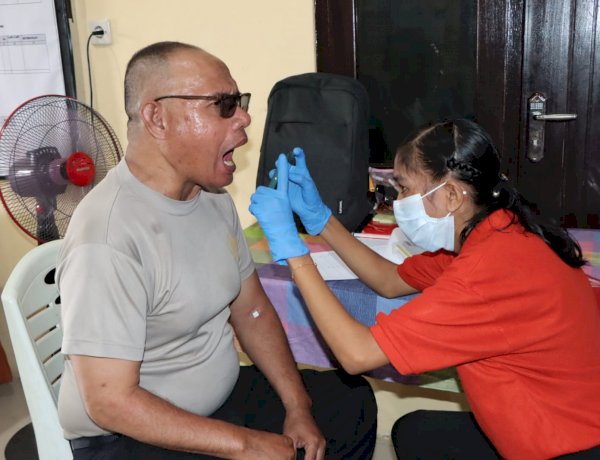 Polres Kupang Gelar Pemeriksaan Kesehatan Berkala, 130 Personel Ikut Rikkes