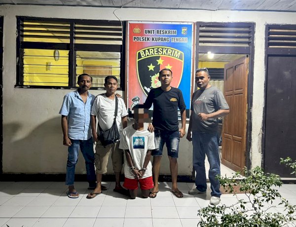 Resmob Polres Kupang Ringkus Pelaku Pencurian Tas di Kupang Tengah Saat Hendak Jual HP Curian