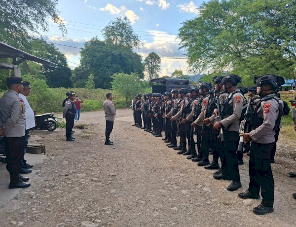 Polres Kupang Terjunkan 100 Personel dan 1 Tim Brimob, Mulai Berjaga Pasca Tawuran di Fatuleu