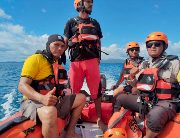 Tim SAR dan Polsek Fatuleu Masih Lakukan Pencarian Korban Tenggelam di Tanjung Barate