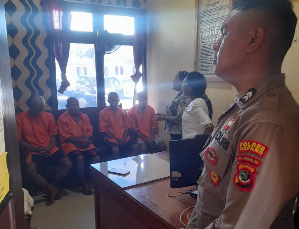 Bangun Mental dan Spiritual Tahanan, Polres Kupang Gandeng Kemenag Kabupaten Kupang Gelar Konseling Rohani