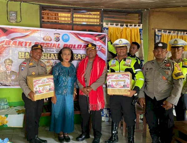 Sambut Hari Bhayangkara ke-80, Kapolres Kupang Pimpin Bakti Sosial Bersihkan Pantai dan Kunjungi Purnawirawan Polri