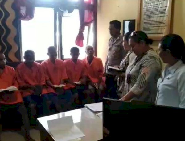 Kolaborasi Polres Kupang dan Kemenag, Tahanan Diberi Konseling Spiritual untuk Bangun Harapan