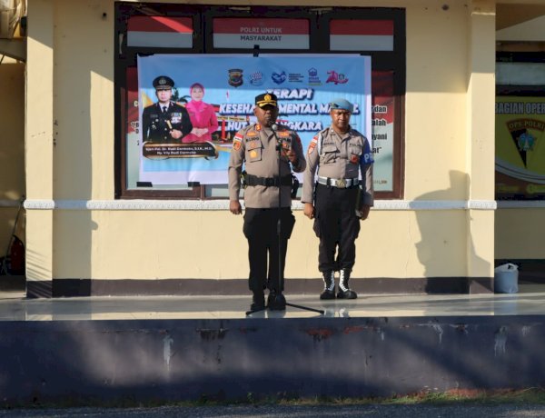 148 Personel Polres Kupang Ikuti Terapi USEFT Massal, Kapolres: Kesehatan Mental adalah Kunci Kinerja