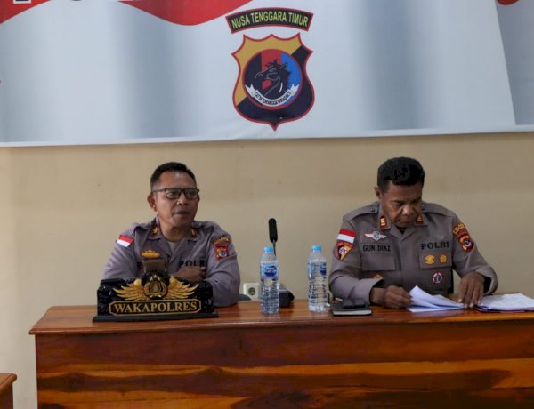 Angka Kriminalitas di Kabupaten Kupang Awal Juli 2026 Menurun, Kabagops: Situasi Tetap Kondusif Meski Banyak Pesta