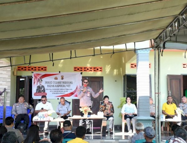 Jumat Curhat Polda NTT Jadi Wadah Aspirasi Warga Oebobo, Beragam Persoalan Kamtibmas Dibahas Bersama