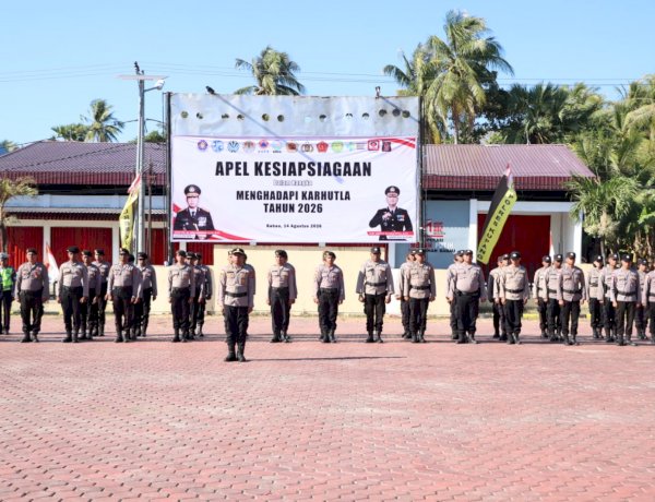 Hadapi Ancaman Karhutla, Polres Kupang dan Stakeholder Gelar Apel Kesiapsiagaan
