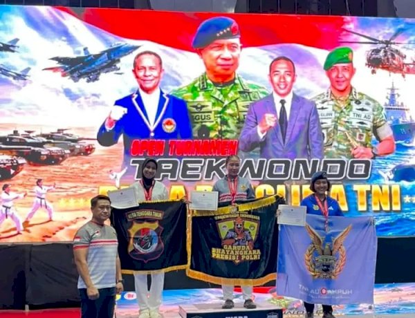Satu Emas Tiga Perak, Taekwondo Polda NTT Tembus Juara Umum II Nasional