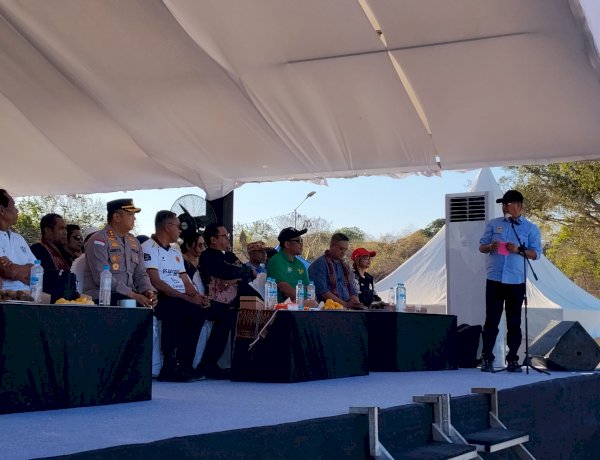 Dukung Pengembangan Bakat Generasi Muda, Kapolres Kupang Hadiri Pembukaan Lazarus Laiskodat Memorial Cup III