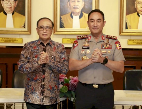 Kapolri Suyudi Ario Seto Kunjungi MA, Perkuat Kolaborasi Penegakan Hukum