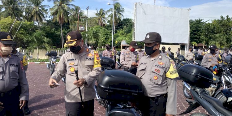 Kapolres Kupang, minta Bhabinkamtibmas selalu semangat melaksanakan tugas sebagai Polisi terdepan di masyarakat