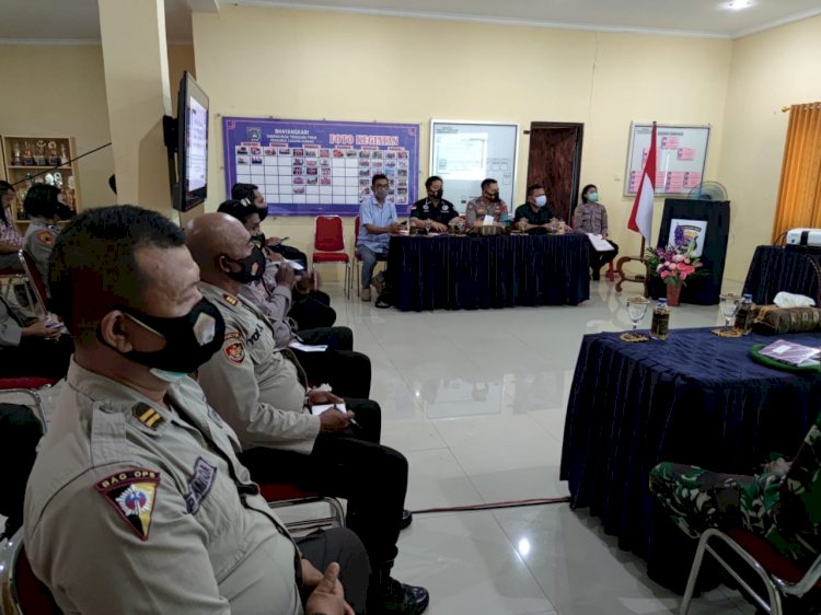 Polres Kupang Gelar Rapat Koordinasi Operasi Pekat Turangga 2020