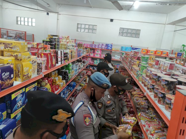 Polres Kupang Amankan Berbagai Produk Makanan Kadaluarsa