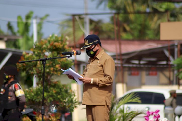 Bupati Kupang  Pimpin  Apel Gelar Pasukan Operasi Lilin Turangga 2020