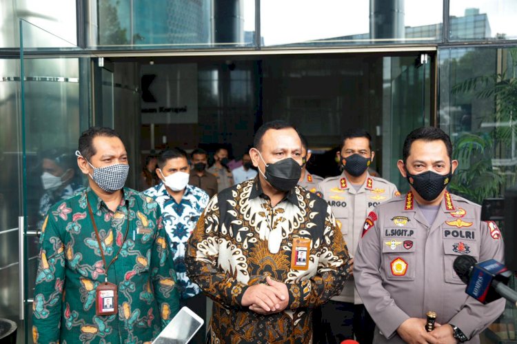 Sambangi KPK, Kapolri Bicarakan Penguatan SDM, Pencegahan Hingga Joint Investigasi  