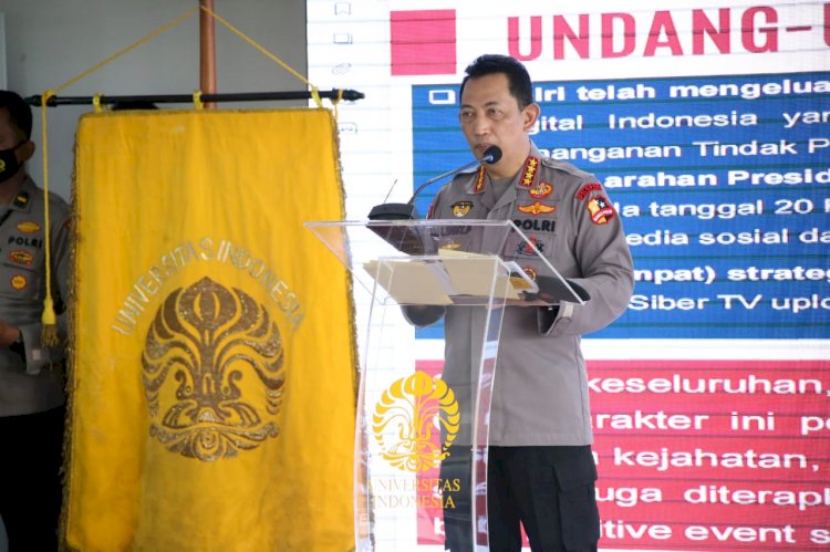 Kuliah Umum di UI, Kapolri Beberkan Peran Polri Tingkatkan Kerukunan Hidup Berbangsa 