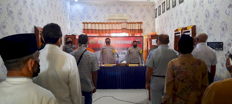 Samakan Persepsi Kapolres Kupang Gelar Rapat Koordinasi Operasi Ketupat Ranakah