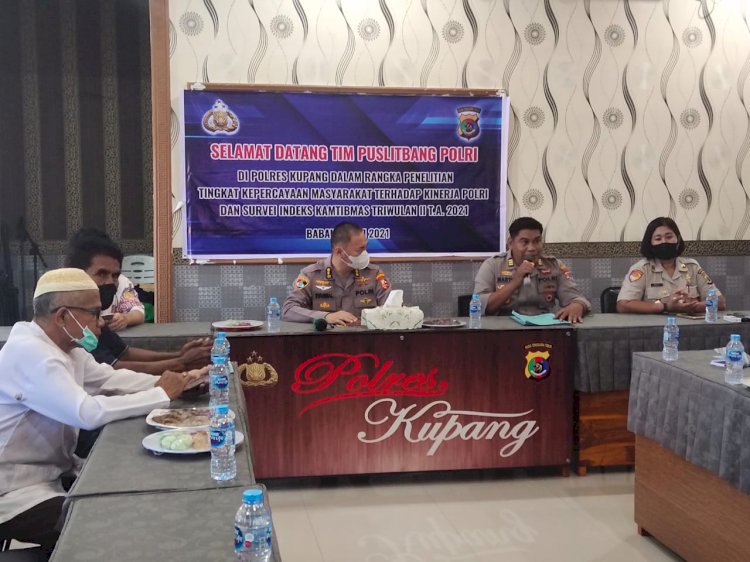 Pusat Penelitian dan Pengembangan, Kunjungi Polres Kupang