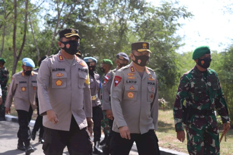 Kapolres Kupang Ikuti Giat Anev Kamtibmas Polda Ntt dan Jajaran