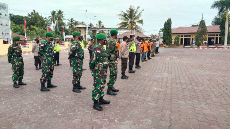 POLRES KUPANG GELAR APEL PEMBERLAKUAN PPKM DARURAT