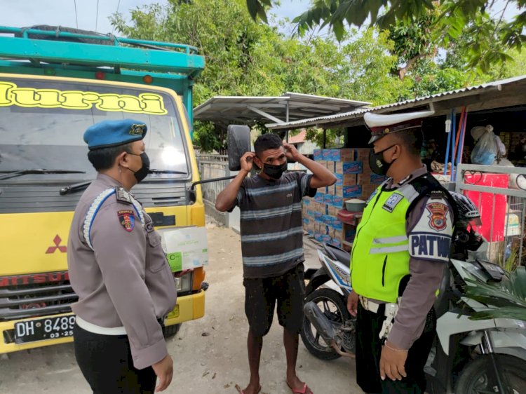 POLRES KUPANG GELAR APEL PEMBERLAKUAN PPKM DARURAT