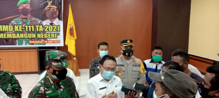 Kapolres Kupang Hadiri Penutupan TMMD Ke-111 TA 2021