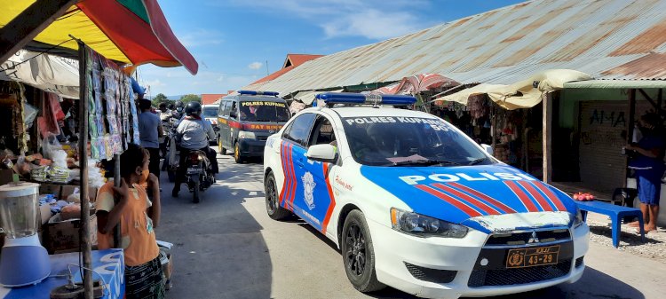 Cegah Penyebaran Covid-19  Polres Kupang Gelar Ops PPKM