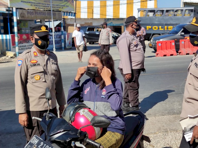 Polisi Gencar Lakasanakan Ops Yustisi Tekan Penyebaran Covid-19