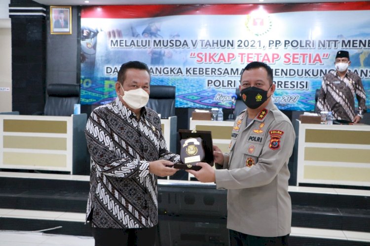 Hadiri Acara Musda V Keluarga Besar PP POLRI Tahun 2021, Kapolda NTT: Wujudkan Sinergitas Dalam Mendukung Program Polri yang Presisi