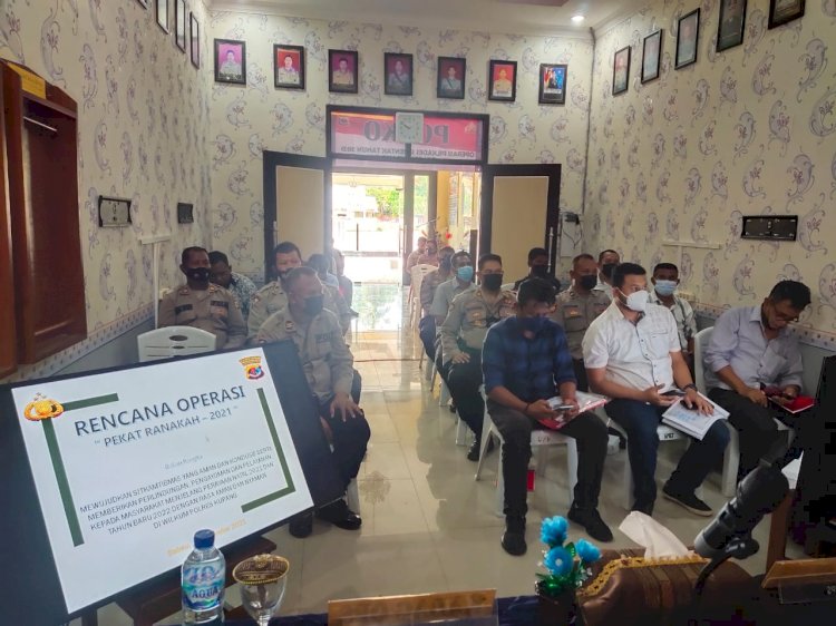 Polres Kupang Laksanakan Latihan Pra Operasi Ranakah 2021