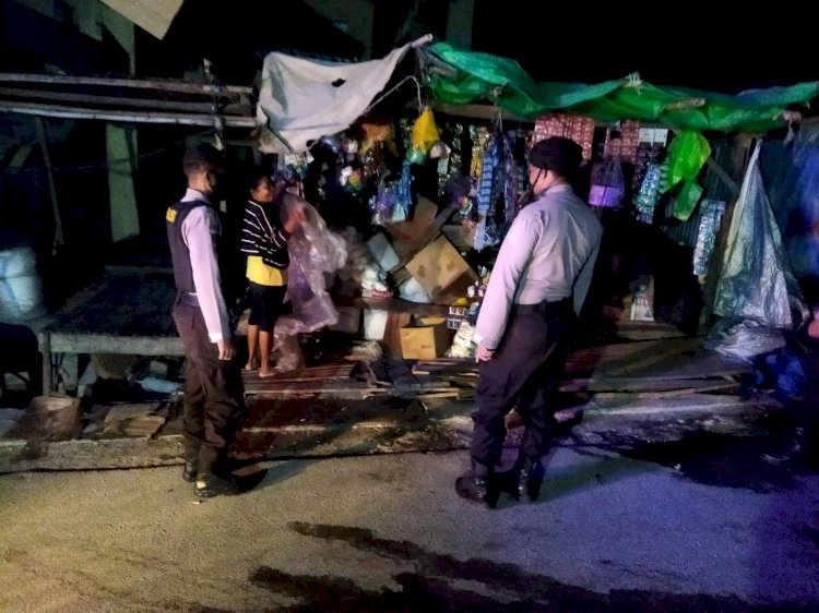 Cegah Terjadinya Gangguan Kamtibmas Unit II Dalmas Polres Kupang Laksanakan Patroli