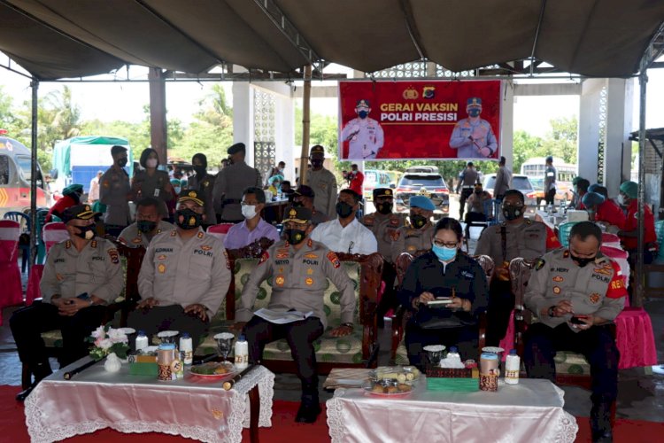 Kapolda NTT Tinjau Percepatan Vaksinasi Presisi Polres Kupang