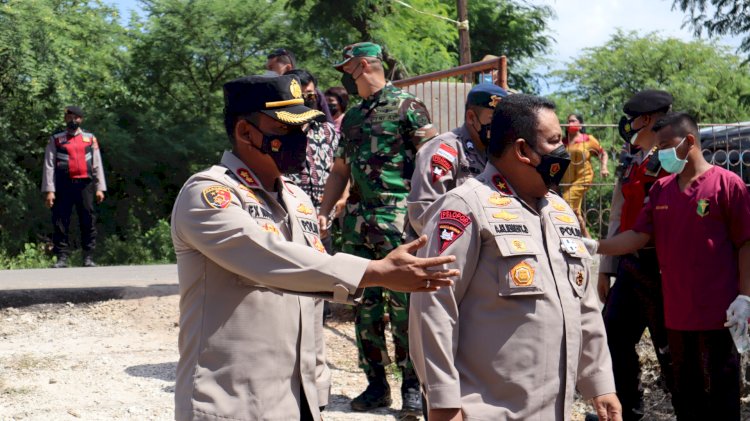 Kapolres Kupang Dampingi Waka Polda NTT, Hadiri pelaksanàan zoom meeting