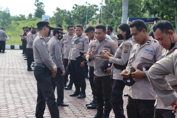 Cegah Terjadi Pelanggaran Anggota Wakapolres Kupang Bersama Sie Propam Gelar Gaktiblin