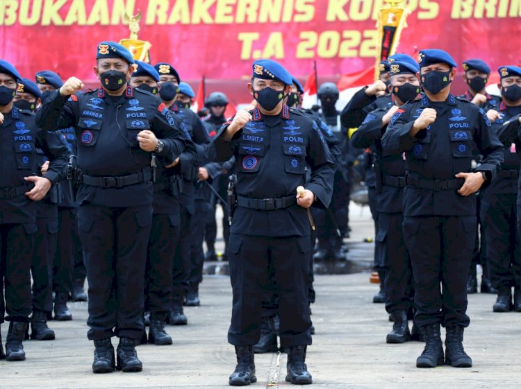 Buka Rakernis, Kapolri Tekankan Brimob Harus Jadi Teladan di Masyarakat dan Institusi