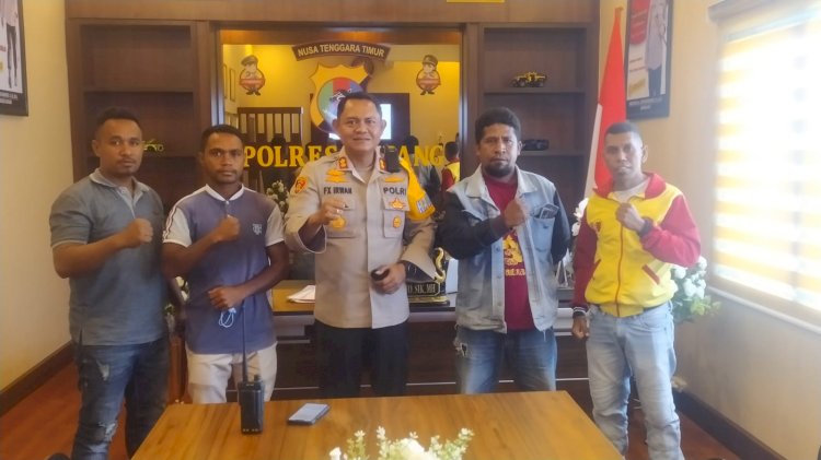 Kapolres Kupang Ajak Kelompok Beladiri Jaga Keamanan Bersama