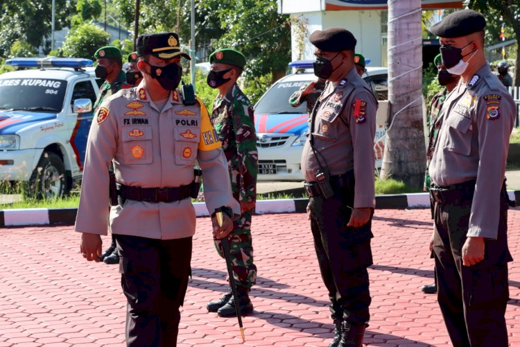 Kapolres Kupang, Jaga Kedisiplinan Anggota  Sie Propam Gelar Gaktiplin