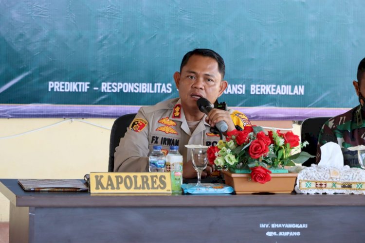 Kapolres Kupang Gelar  Latihan Pra Operasi Ketupat Turangga 2022