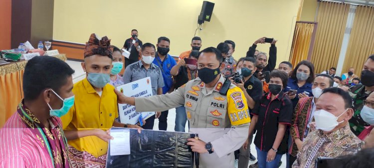 Kapolres Kupang dan Jajaran Siap Amankan Distribusi Bantuan Badai Seroja