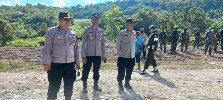 Polres Kupang Amankan Kunjungan kerja Kepala Staf Angkatan Darat - KASAD