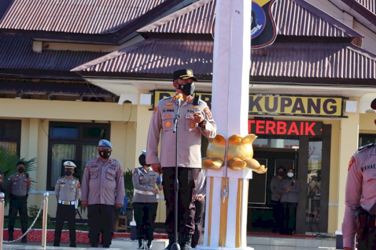 Kapolres Kupang Disiplin Merupakan Nafas Kita Sebagai Anggota Polri