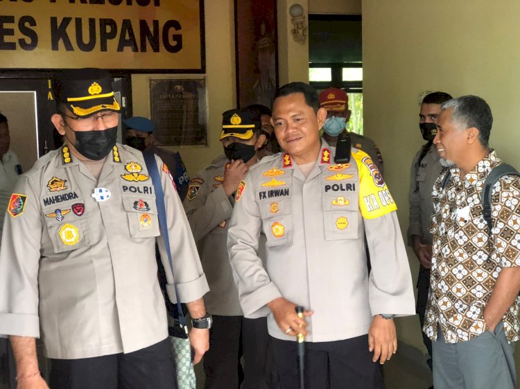 Kapolres Kupang Menerima Kunjungan Tim Pengkaji dan Peneliti Lemdiklat Polri