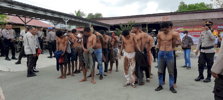 Polres Kupang Amankan  26  Pelaku Pengeroyokan